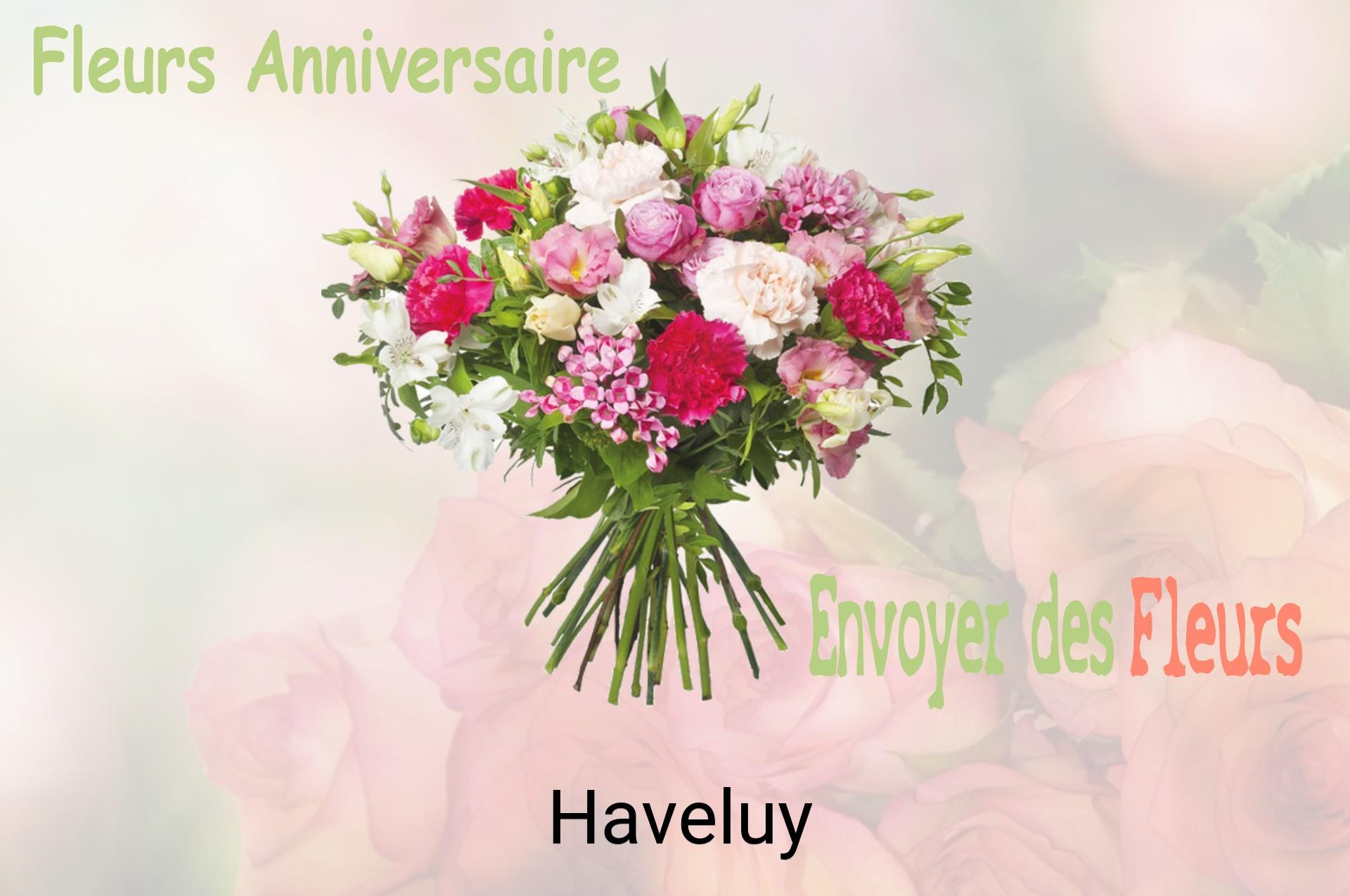Bouquet de fleurs d’anniversaire livré à Haveluy